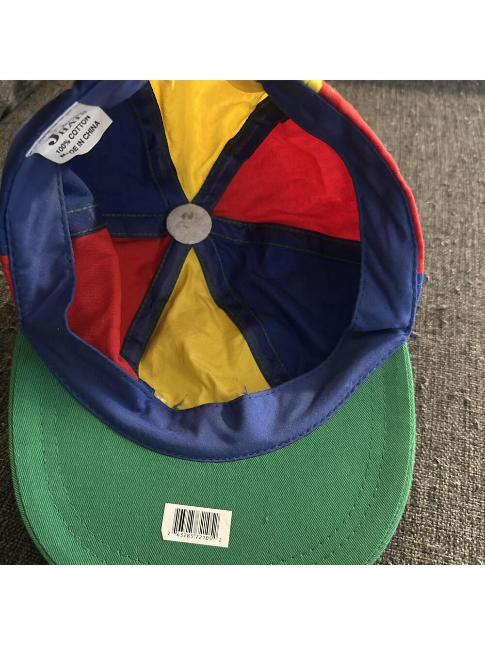 Google Hat Noogler Hat Propeller Thinking Cap Techie Nerd Multicolor SnapBack - Picture 4 of 6